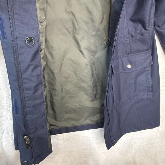 Columbia Here And There Trench Jacket Women's Small Omni Wick Rain Coat Blue - Picture 11 of 16
